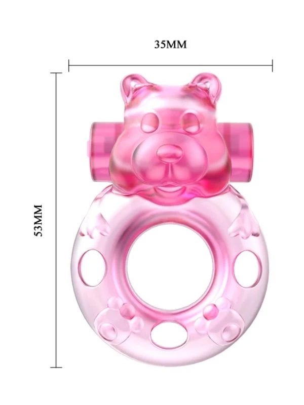 Titreşimli Penis Halkası Sweet Bear ürün görseli