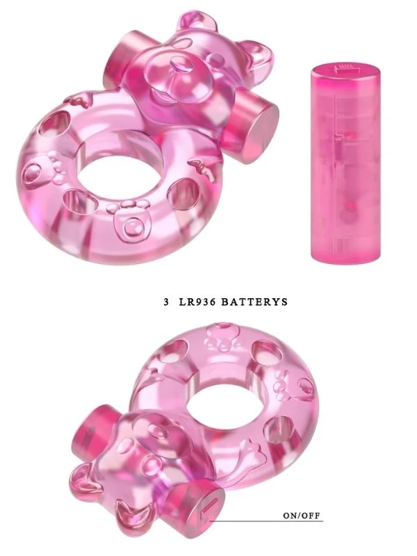 Titreşimli Penis Halkası Sweet Bear ürün görseli