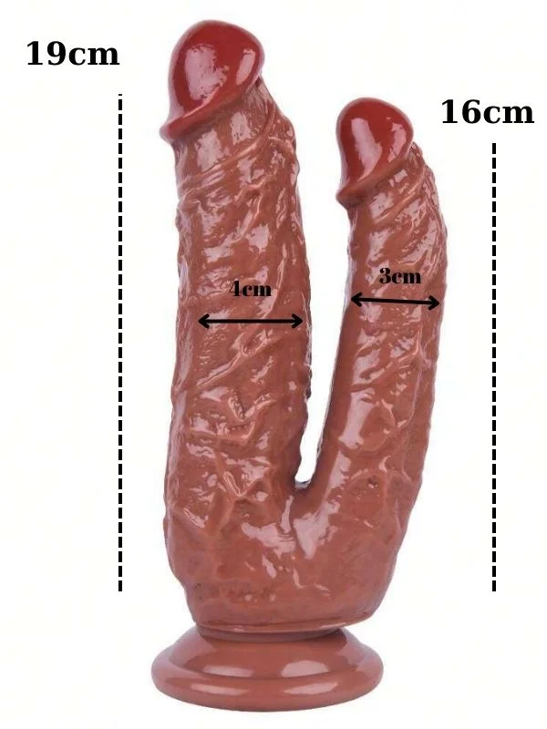 Noctis 19cm Çiftli Dildo ürün görseli