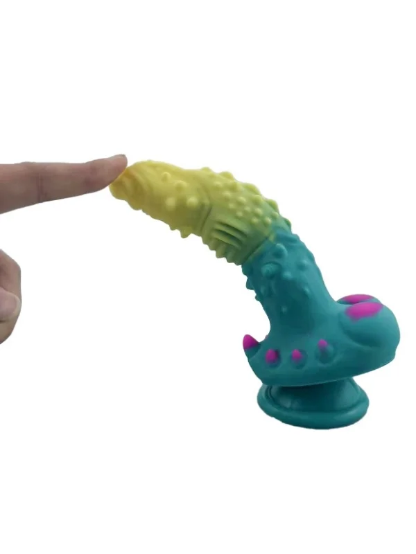 Yeşil Mavi Canavar Dildo Model 2 ürün görseli