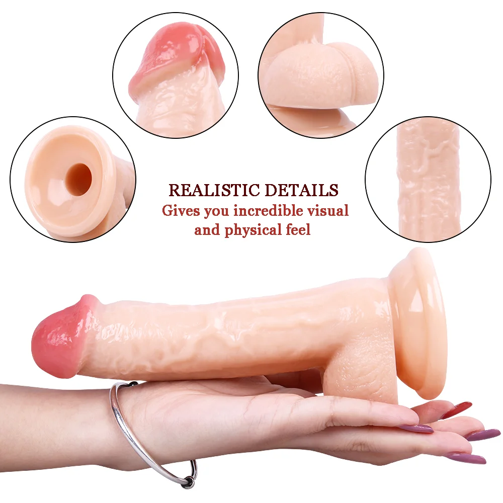 19CM Gerçekçi Ten Rengi Dildo Penis ürün görseli
