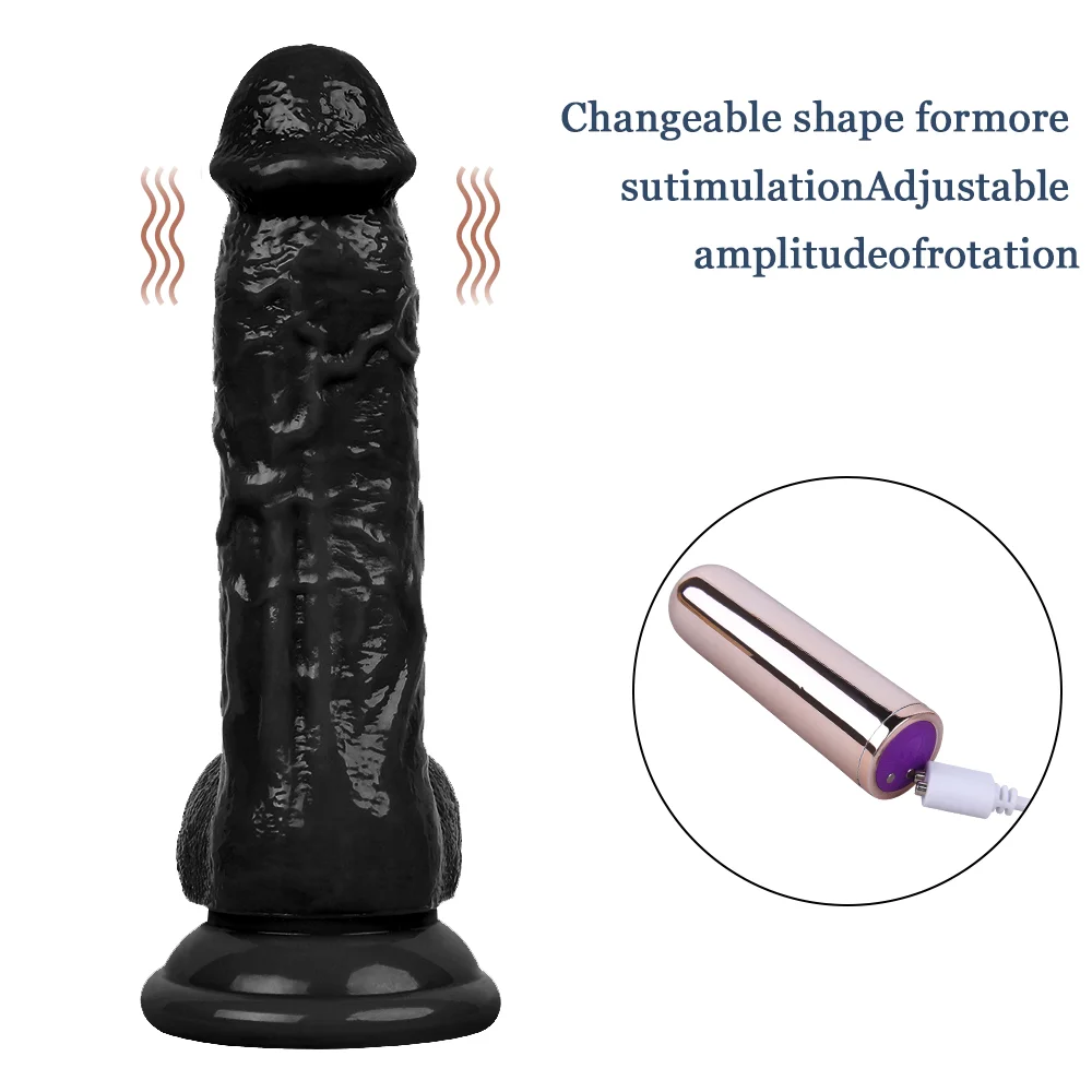 19CM Gerçekçi Siyah Dildo Yapay Penis ürün görseli