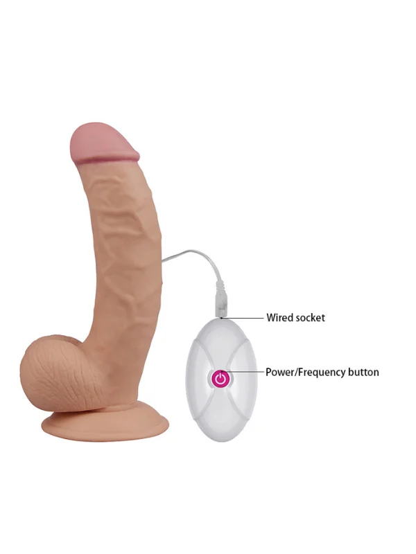 8.5 İnç The Ultra Soft Dude Vibrating Realistik Vibratör ürün görseli