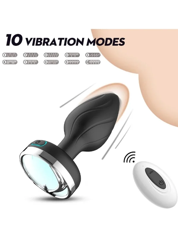 Ycxydr Telefon Kontrollü Titreşimli Anal plug ürün görseli