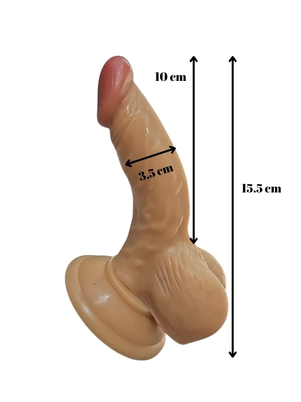 Gerçekçi Testisli Dildo ürün görseli