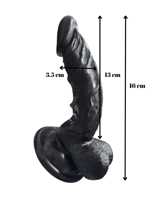 Gerçekçi Testisli Dildo ürün görseli