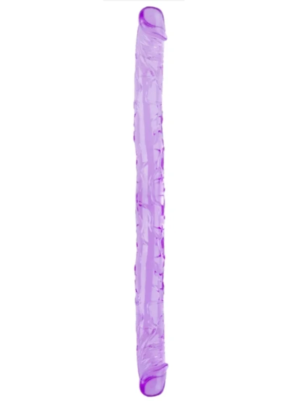 Çift Taraflı Esnek Dildo 34 cm — Gerçekçi Dokulu