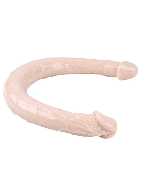 Çift Taraflı Esnek Dildo 34 cm — Gerçekçi Dokulu ürün görseli