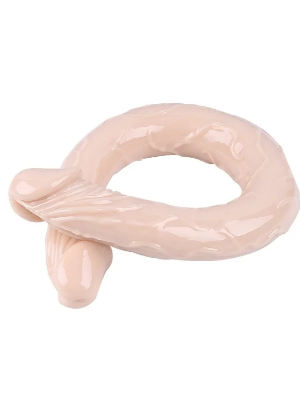 Çift Taraflı Esnek Dildo 34 cm — Gerçekçi Dokulu ürün görseli