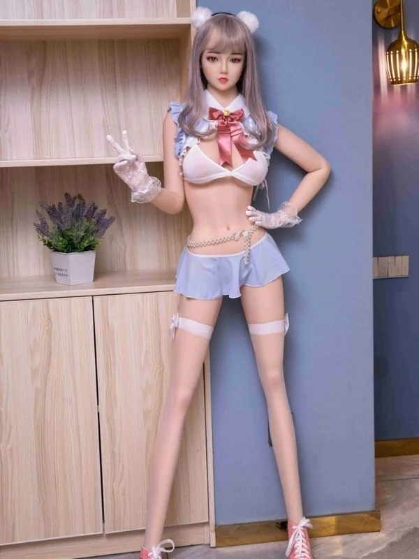 148 cm Otomatik Üfleme, Kalça Hareketi ve Ses Özellikli Gerçekçi Seks Mankeni