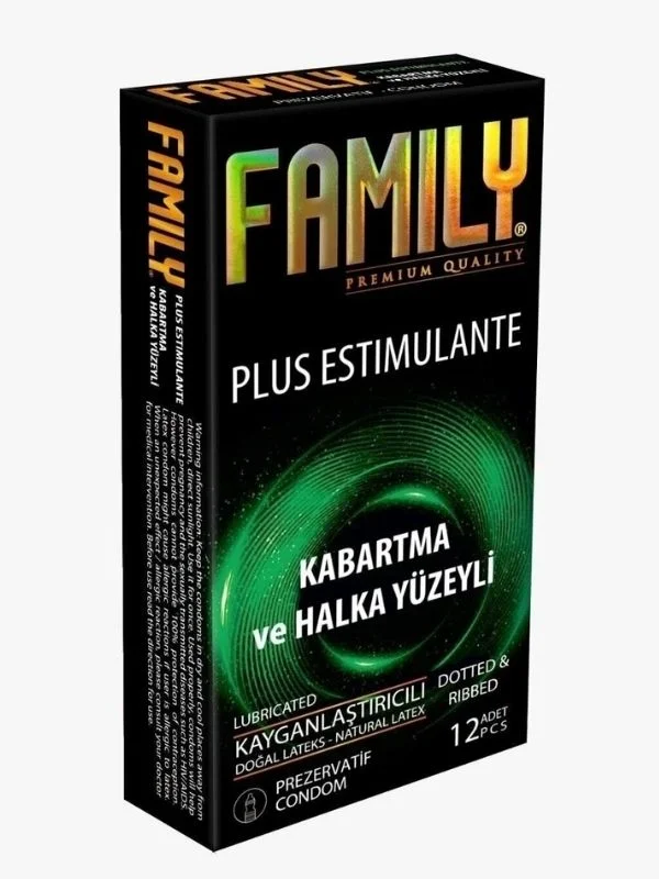 Family Plus Estimulante - Kabartma Ve Halka Yüzeyli