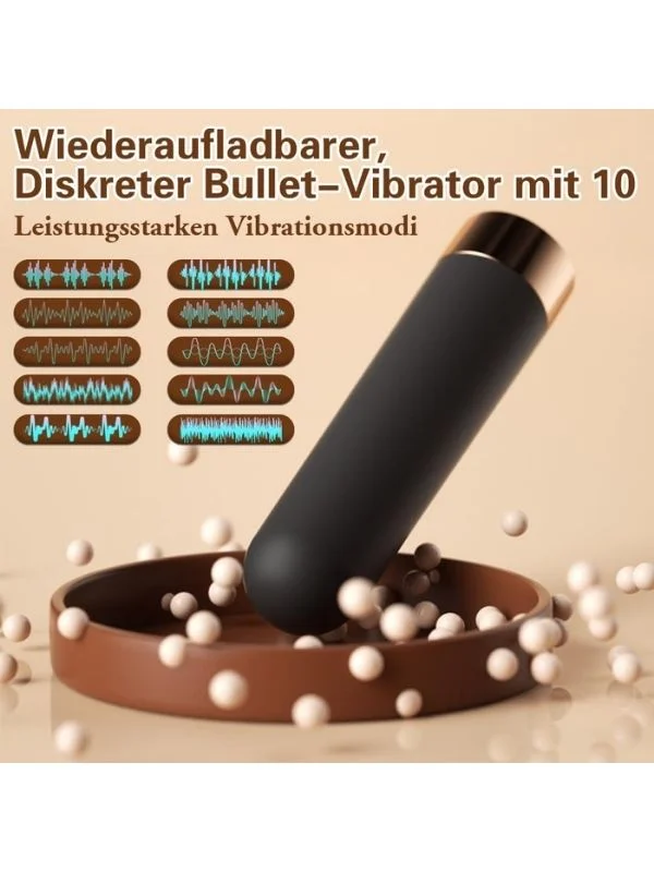 Kumandalı USB Şarjlı 10 Modlu IPX7 Suya Dayanıklı Vibratör ürün görseli