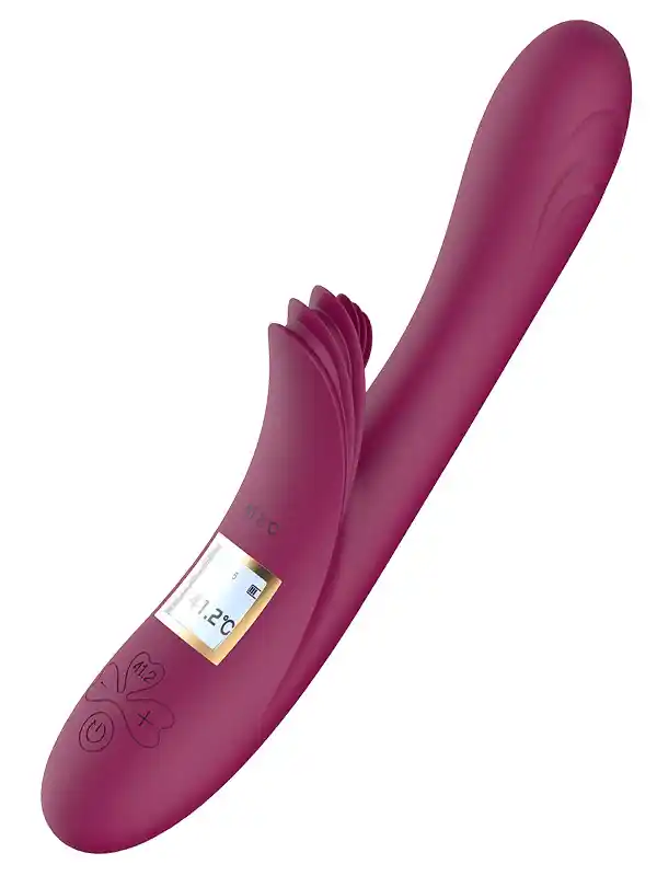 Isıtmalı Şarjlı LCD Ekranlı 10 Titreşim Modlu Vibratör 23 cm ürün görseli
