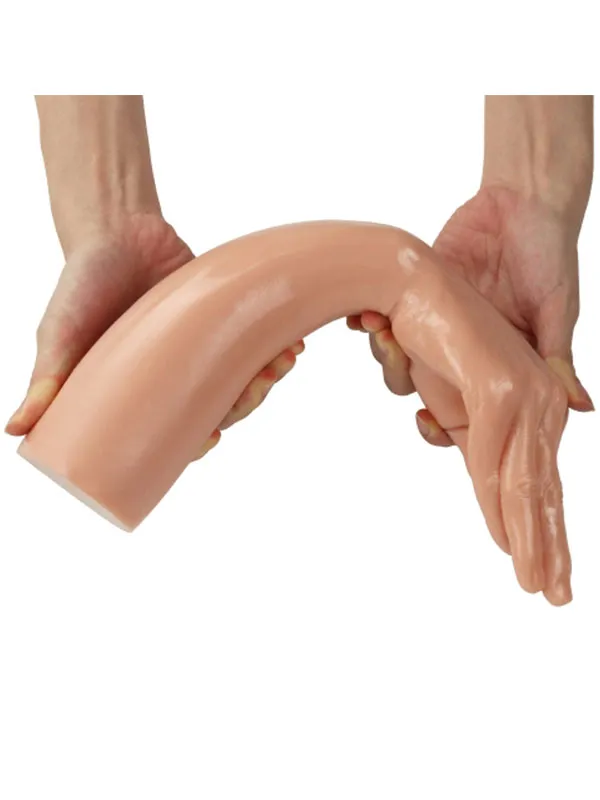 13.5" King Size Realistic Magic Hand El Dildo 35 cm ürün görseli