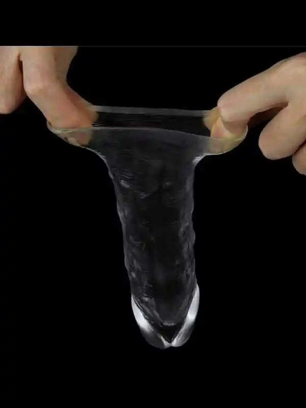 Flawless Şeffaf Penis Kılıfı 2.5 cm Uzatmalı ürün görseli
