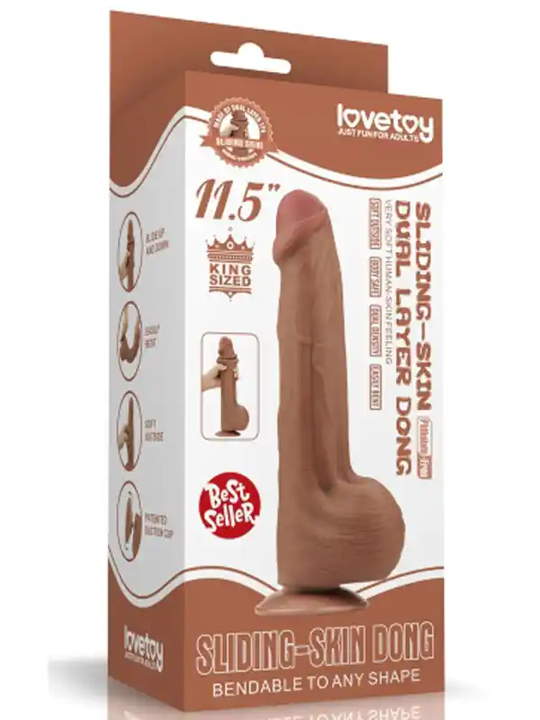 Dual Layer Çift Katmanlı Dildo 29 cm ürün görseli