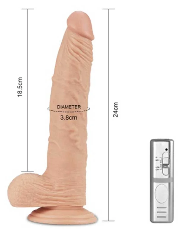 LoveToy Titreşimli Penis 24 cm ürün görseli
