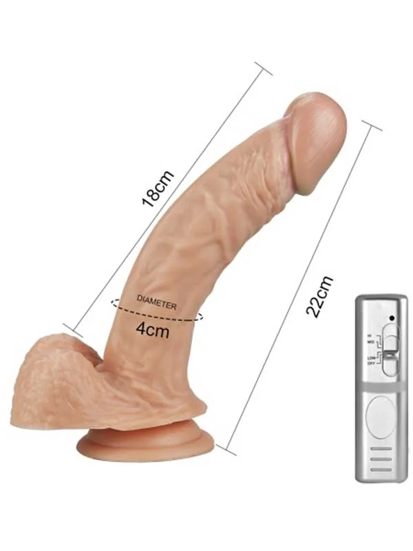 LoveToy Titreşimli Penis 22 cm ürün görseli