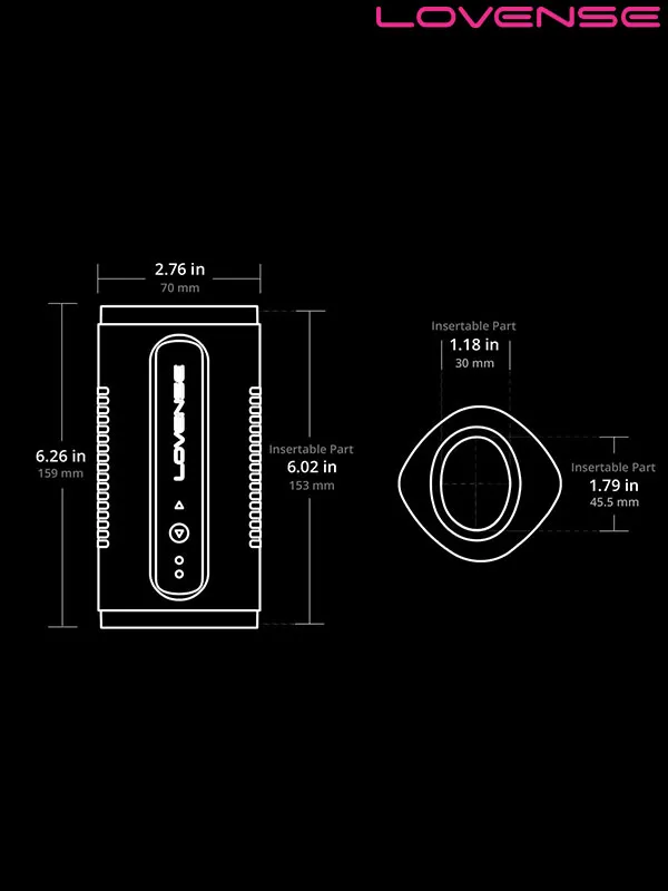 Lovense Calor Mastürbatör App Controlled ürün görseli