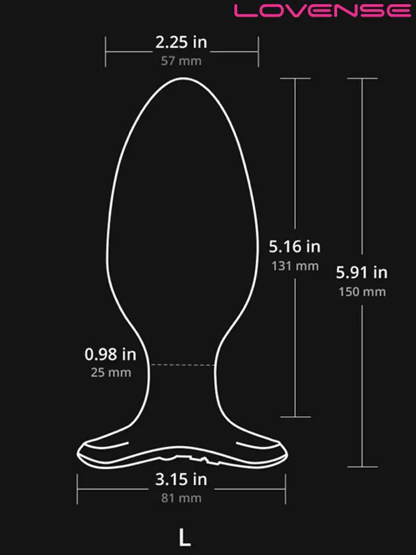 Lovense HUSH 2 Anal Plug 2.25" App Controlled ürün görseli