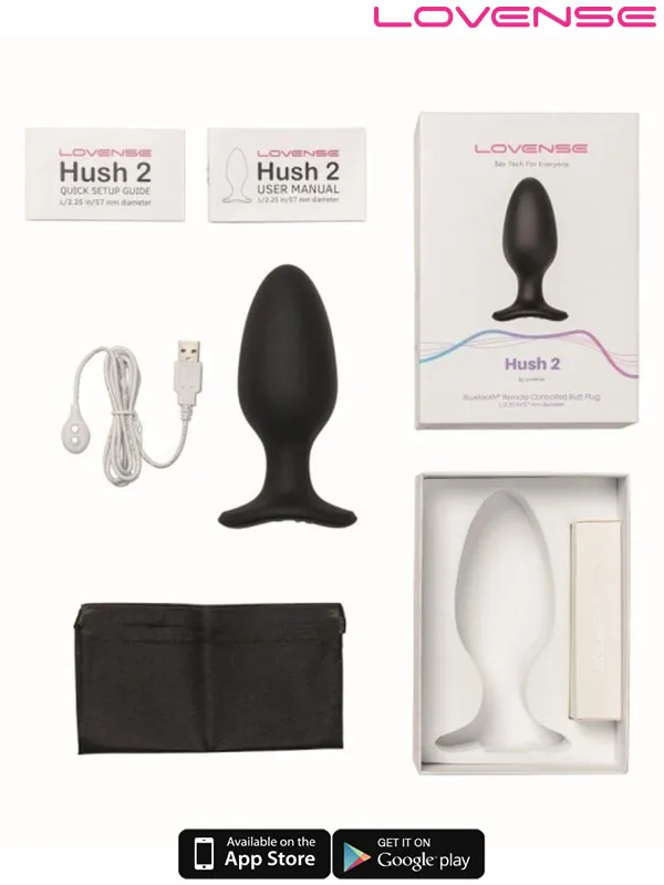 Lovense HUSH 2 Anal Plug 2.25" App Controlled ürün görseli