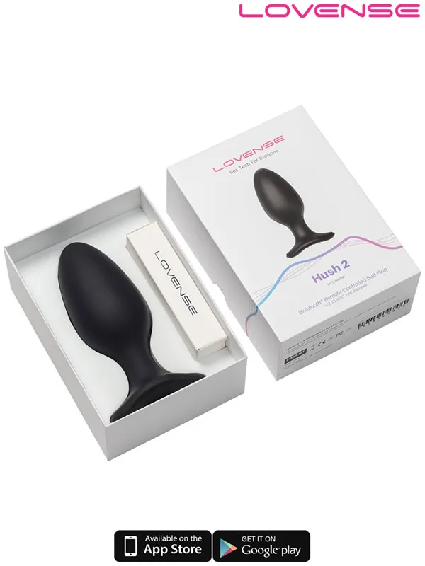 Lovense HUSH 2 Anal Plug 2.25" App Controlled ürün görseli