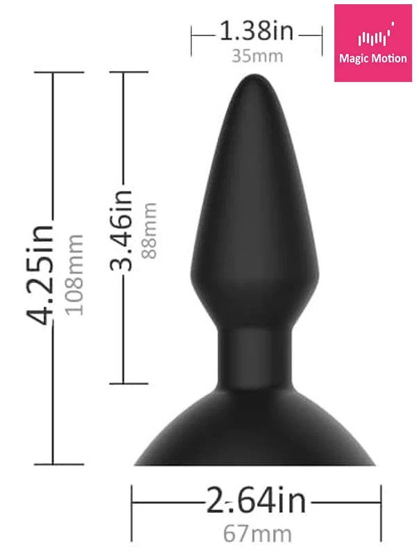 Telefon Kontrollü Equinox Anal Plug ürün görseli