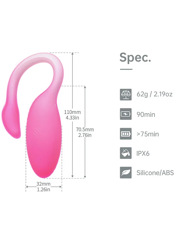 Magic Flamingo Max Telefon Kontrollü Giyilebilir Vibratör ürün görseli