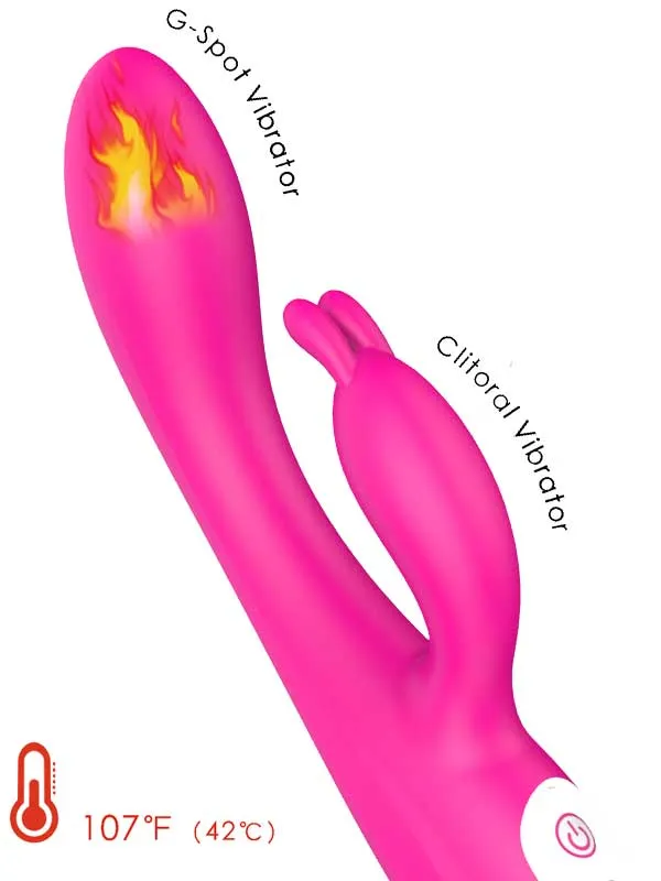 Isıtmalı Şarjlı Güçlü Titreşimli Tavşan Vibratör 22 cm ürün görseli