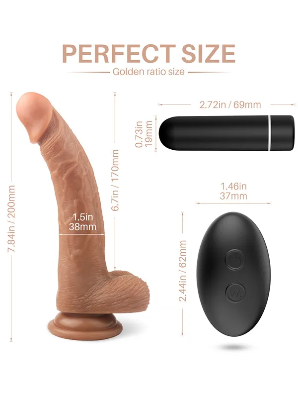 Titreşimli Uzaktan Kumandalı Belden Bağlamalı Penis 20 cm ürün görseli