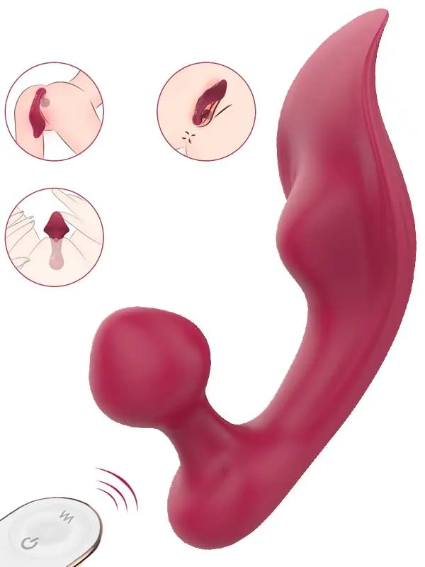Giyilebilir Anal ve Vajinal Şarjlı Uzaktan Kumandalı Vibratör ürün görseli