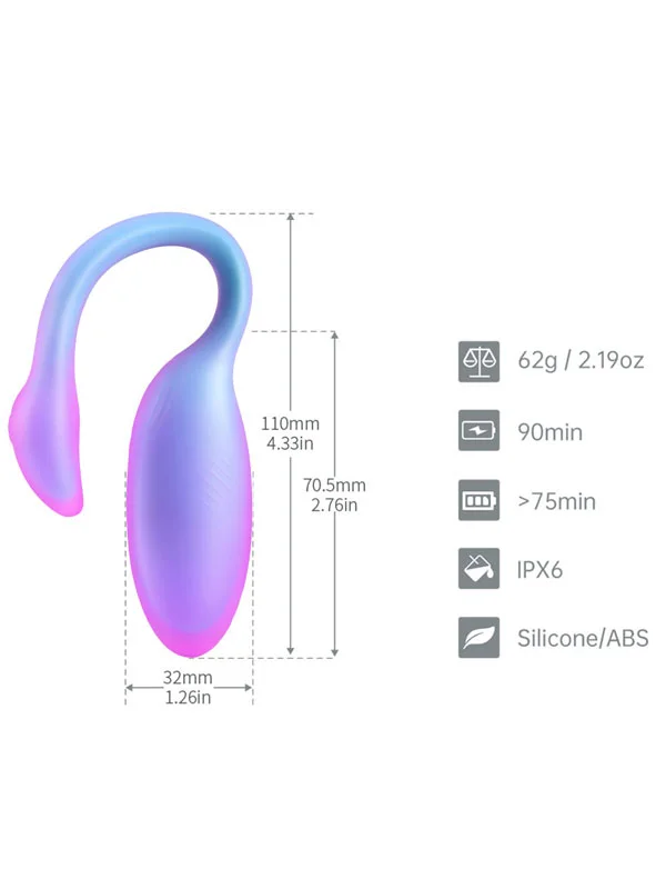 Magic Flamingo Max Telefon Kontrollü Vibratör ve Kegel Eğitmeni ürün görseli