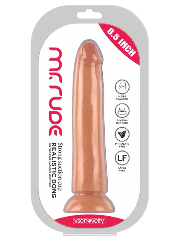8.5” Gerçekçi Anal Dildo 21.5 cm ürün görseli
