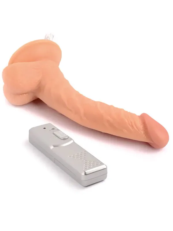 9” Eğik Titreşimli Realistik Penis 23 cm ürün görseli