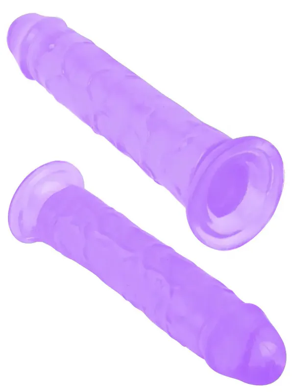 8.5" Realistik Jel Dildo 21.5 cm ürün görseli