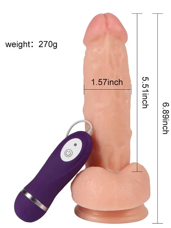 Titreşimli Gerçekçi Realistik Penis 17.5 cm ürün görseli